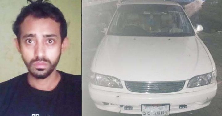সিলেটে ইয়াবা ও প্রাইভেটকারসহ যুবক আটক