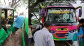 সিলেট-জকিগঞ্জ রোডের রামধা গাছতলায় বাস-সিএনজি অটোরিকশা সংঘর্ষ : আহত ১০