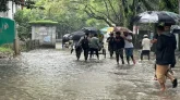 সিলেটে ৩ ঘণ্টায় ১০১ মিমি বৃষ্টি, নগরীতে তীব্র জলাবদ্ধতা