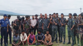 ভোলাগঞ্জে পাথর লু টে জড়িত ৫ জনের জেল : ৩১টি নৌকা ধ্বংস