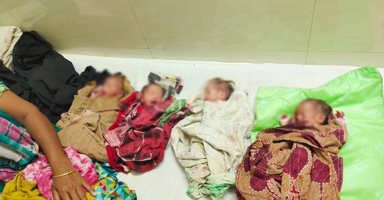 একসঙ্গে ৪ সন্তানের জন্ম