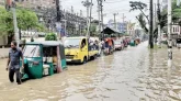 সিলেটে বৃষ্টি থামলেও কমছে না জলাবদ্ধতা