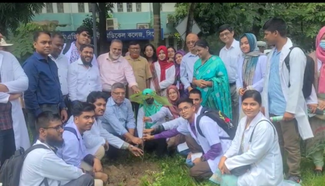 সিলেট ওসমানী মেডিকেল কলেজে নবীন শিক্ষার্থীদের বরণে ব্যতিক্রম আয়োজন