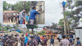 সিলেটে ক্রাশার মেশিনের বিরুদ্ধে অ্যা ক শ ন চলছেই