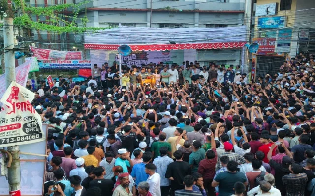 জুলাই যুদ্ধ শেষ হয়নি: হবিগঞ্জে নাহিদ ইসলাম